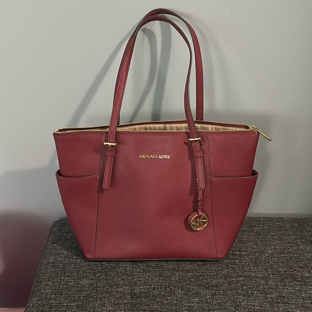 Michael Kors Large Leather Tote Bag